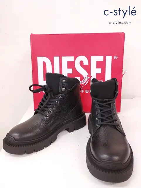 DIESEL ディーゼル ブーツ 26.5cm ブラック D-TROIT Y03243
