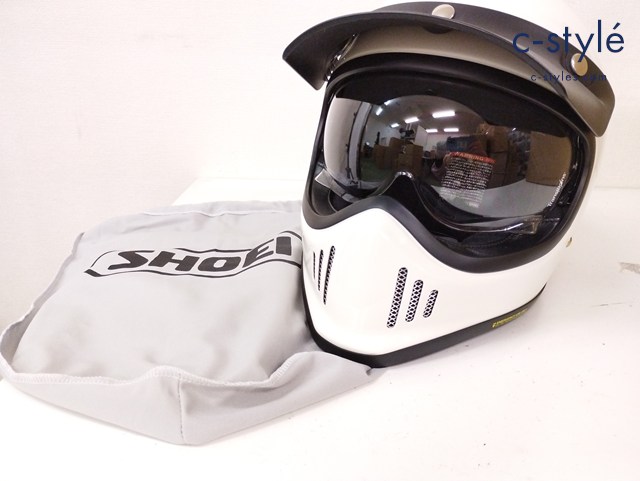 SHOEI ショウエイ フルフェイス S 55cm ホワイト EX-ZERO 製造年月日 2022/09/02 バイク用品