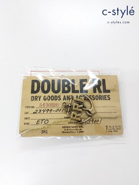 RRL ダブルアールエル ピンバッジ ゴールド ロゴ