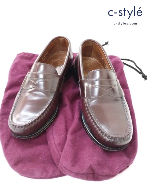 ALLEN EDMONDS アレンエドモンズ ローファー 6 焦げ茶 WALDEN 42477 レザー