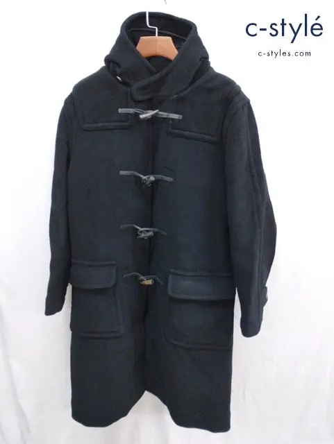 INVERTERE インバーティア ダッフルコート 40 ブラック IV 192JE25021 イギリス製