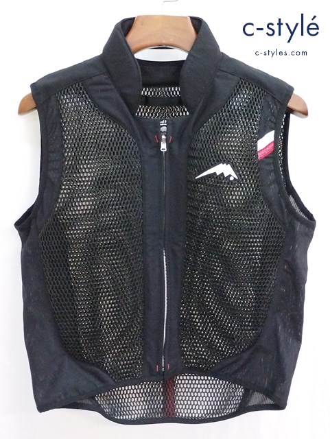 KUSHITANI クシタニ ベストジャケット L ブラック MESH VEST K-1945 バイクウェア