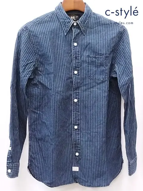 RRL ダブルアールエル ウォバッシュデニムワークシャツ XS 165/88A インディゴ 7998171RRWA