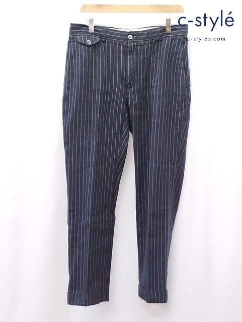 POLO RALPH LAUREN ポロラルフローレン ストライプパンツ 31/30 ネイビー RN41381