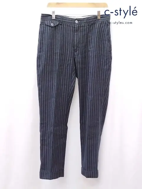 POLO RALPH LAUREN ポロラルフローレン ストライプパンツ 31/30 ネイビー RN41381