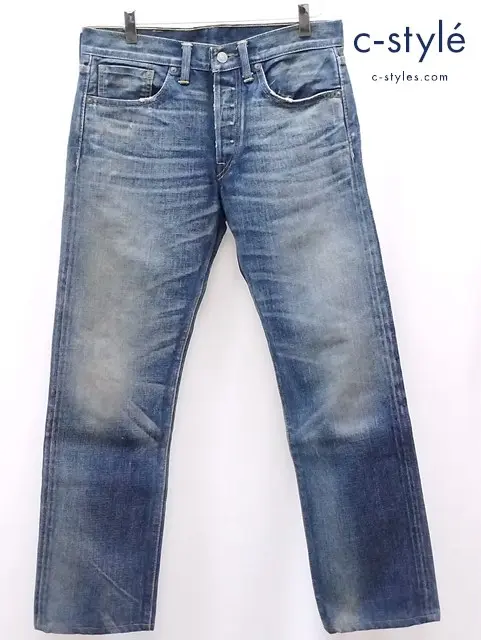 RRL ダブルアールエル デニムパンツ 30×30 インディゴ LOW STRAIGHTJEAN 21401 USA製