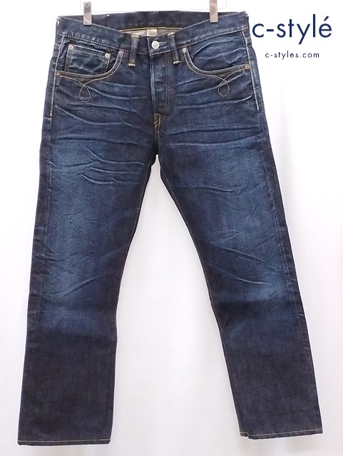 RRL ダブルアールエル デニムパンツ 31×30 インディゴ SLIM BOOT CUT JEAN 21155 USA製
