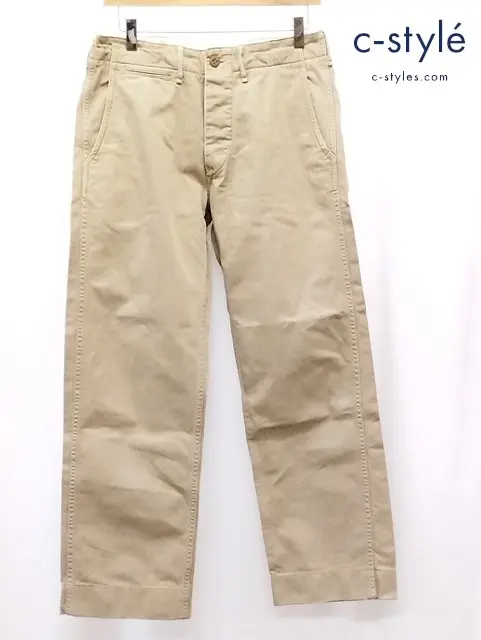 RRL ダブルアールエル チノパン W29 ベージュ PP-RD-KA-0100 ボタンフライ