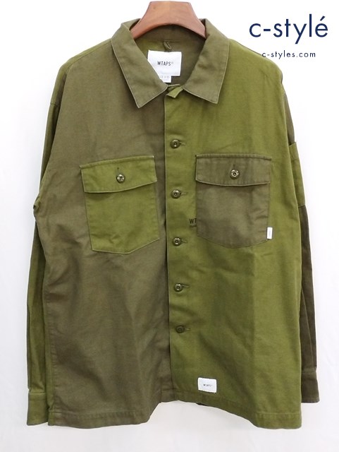 WTAPS ダブルタップス ジャケット X 03 カーキ BUDS LS 01 182BRDT-SHM01