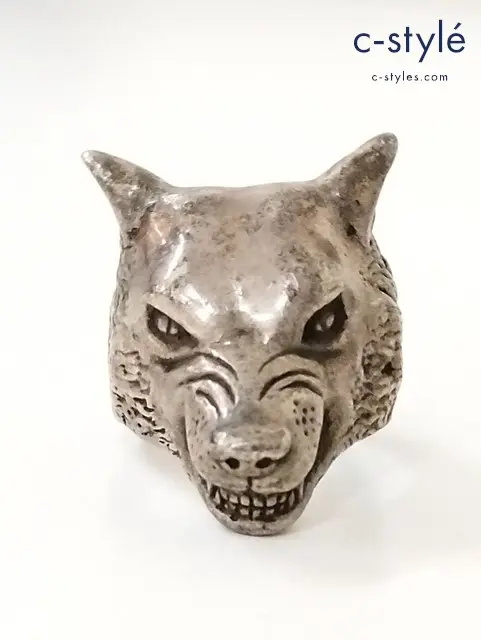 The Great Frog ザグレートフロッグ ウルフヘッドリング シルバー 狼