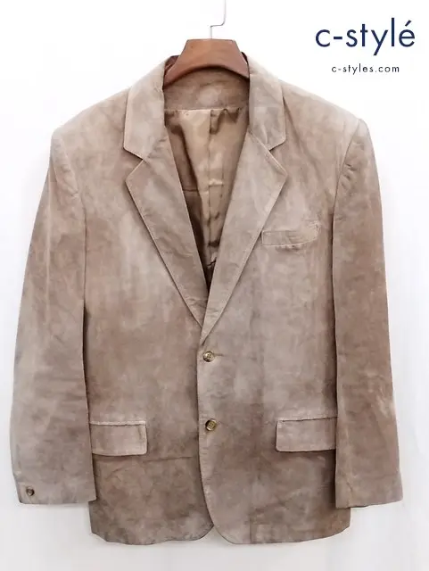 Schott ショット レザー テーラードジャケット 40 ライトブラウン スエード アメリカ製