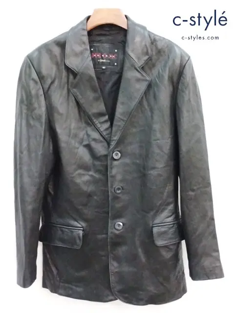 DUR O JAC by schott ショット レザー テーラードジャケット 40 ブラック 羊革