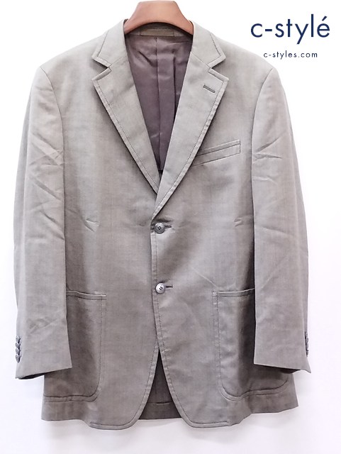 Ermenegildo Zegna エルメネジルド ゼニア 2B テーラードジャケット 48C グレー系