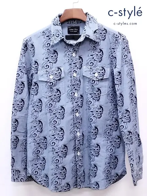 NUMBER (N)INE ナンバーナイン MAGICAL DESIGN NOIR シャツ 3 ブルー系 長袖 NOIR期 シャンブレーデニム