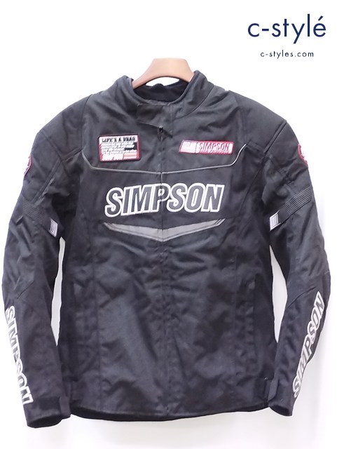 SIMPSON シンプソン ウインターナイロンジャケット 4L ブラック ライナー付き SJ-7132