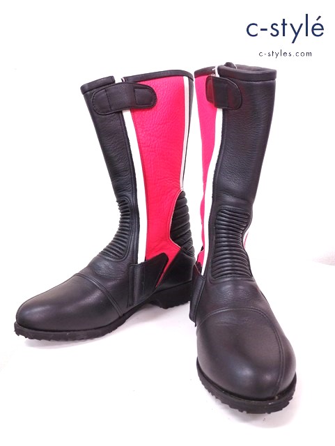 KUSHITANI クシタニ コンフォートブーツ 22.5cm ブラック×レッド系 K-600Z レディース