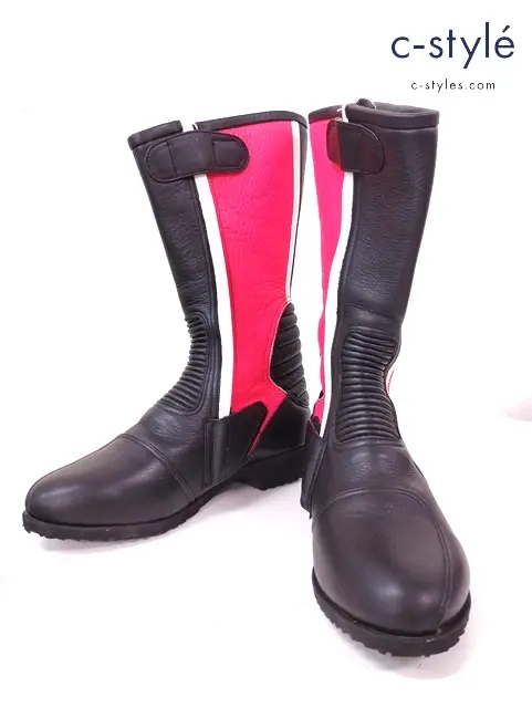 KUSHITANI クシタニ コンフォートブーツ 22.5cm ブラック×レッド系 K-600Z レディース