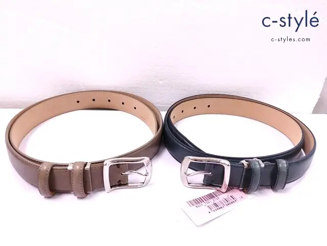 REGAL リーガル 革ベルト ベージュ ネイビー