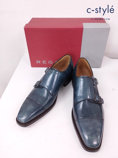 REGAL リーガル ダブルモンクストラップ 07UR ネイビー