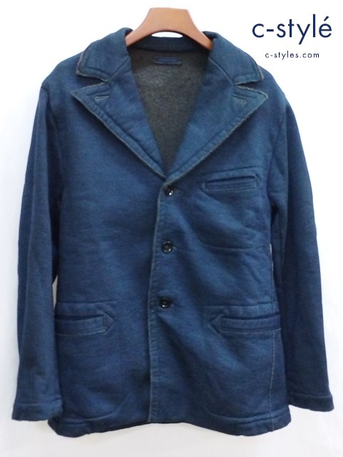 45R フォーティーファイブアール ピークドラペルジャケット インディゴ 5 裏起毛 408 1044 日本製