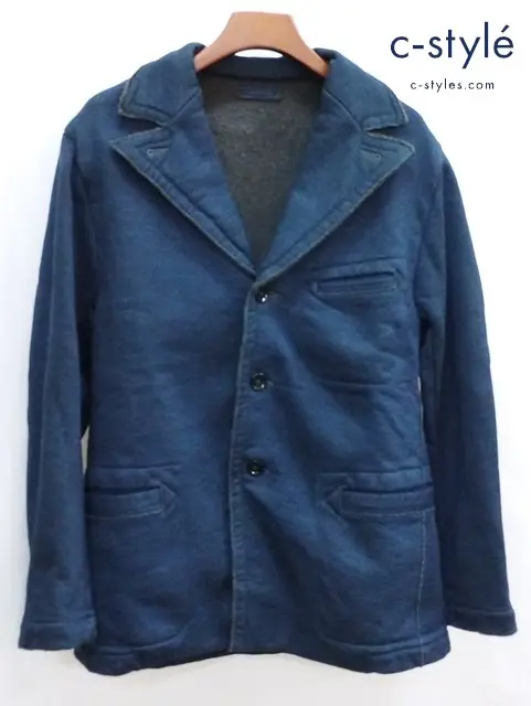 45R フォーティーファイブアール ピークドラペルジャケット インディゴ 5 裏起毛 408 1044 日本製