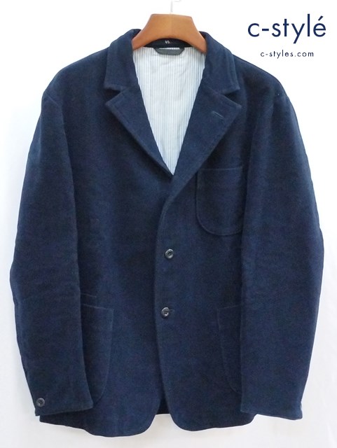 45R フォーティファイブアール コットンフランネル テーラードジャケット 5 ネイビー 4101047 日本製