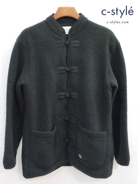 SNOW PEAK × JOURNAL STANDARD スノーピーク コラボ フリースチャイナジャケット M 黒 JS-JK-20AU001