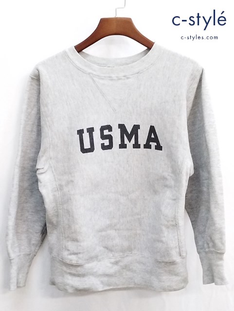 Champion チャンピオン REVERSE WEAVE 80s “USMA” S グレー 裏起毛 ヴィンテージ トリコタグ