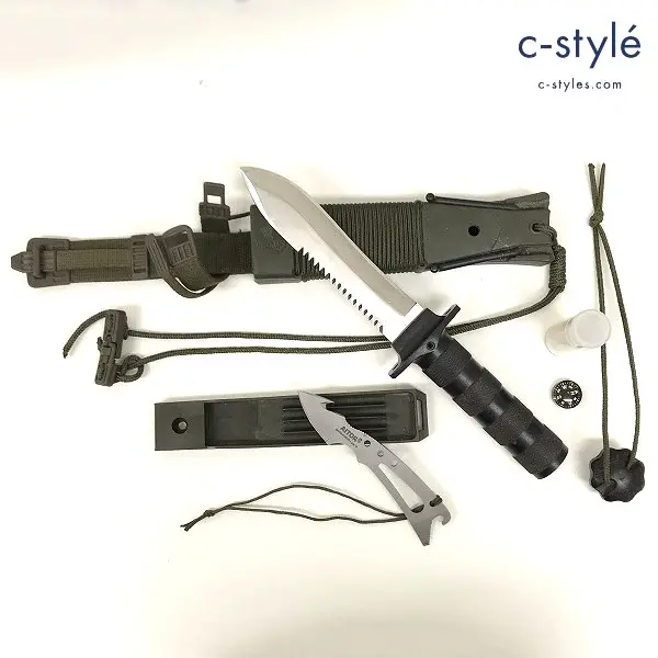 AITOR アイトール サバイバルナイフ JUNGLE KING II ジャングルキングII 鞘 ミニナイフ ツール付き