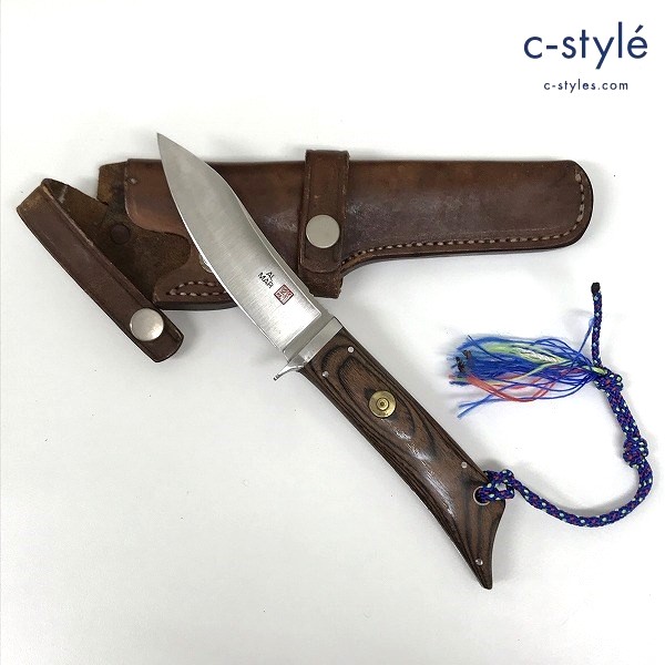 ALMAR アルマー シースナイフ Gunstock ガンストック 全長:約24.5cm 刃渡:約11cm 鞘付き アウトドア