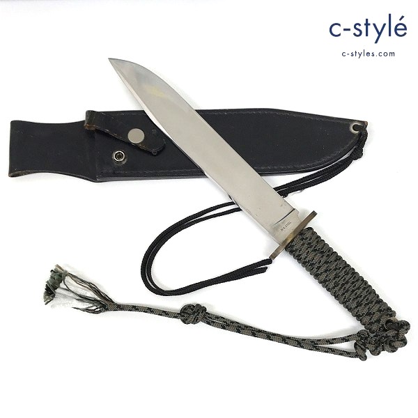 G・SAKAI ジーサカイ ボウイナイフ H・S・STEEL 全長:約36.5cm 刃渡:約22.5cm アウトドア キャンプ