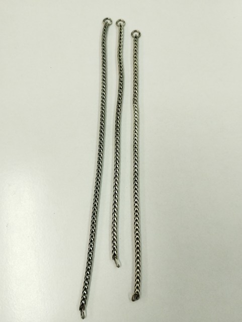 TROLL BEADS トロールビーズ ネックレスチェーン 18cm 19cm 21cm シルバー 925SLAA 計3点