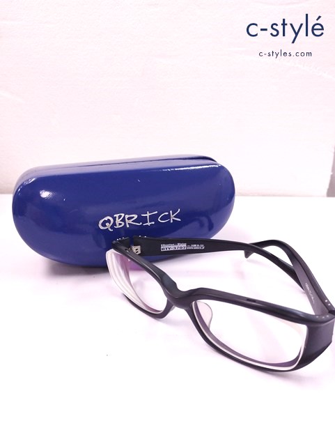 QBRICK キューブリック メガネ 58□18-135 マットブラック セルフレーム ナイロールタイプ BTY3702