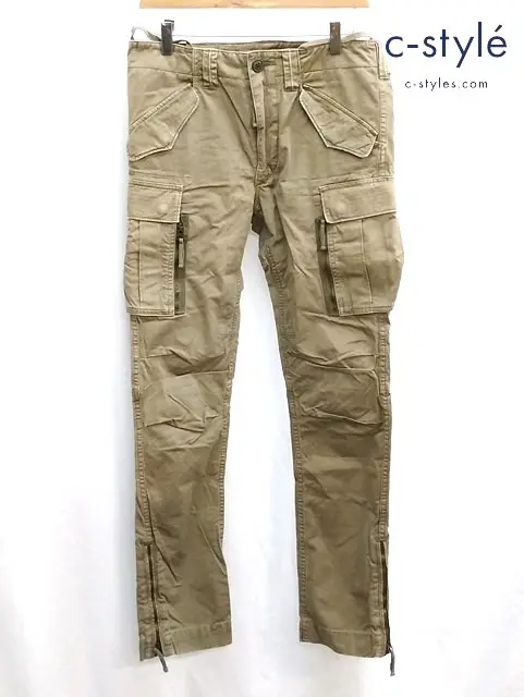POLO RALPH LAUREN ポロラルフローレン カーゴパンツ 27 カーキ レディース
