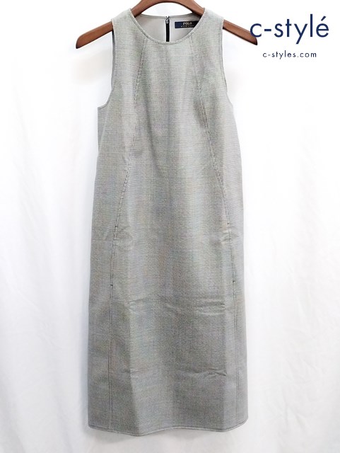 POLO RALPH LAUREN ポロラルフローレン ノースリーブワンピース 4 千鳥格子