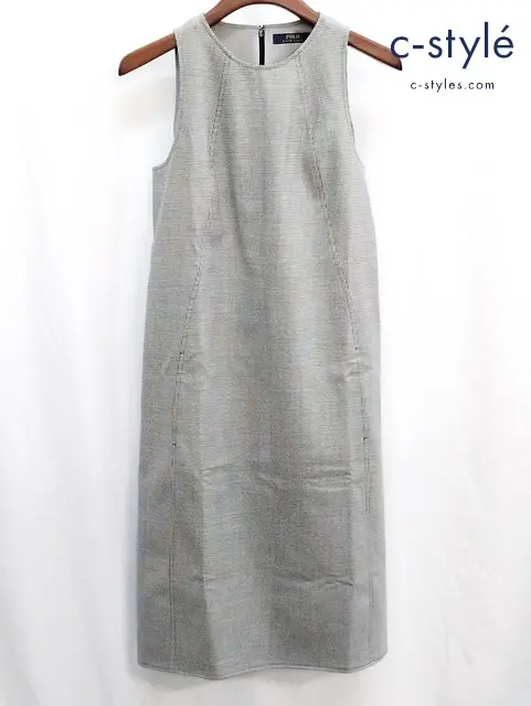 POLO RALPH LAUREN ポロラルフローレン ノースリーブワンピース 4 千鳥格子