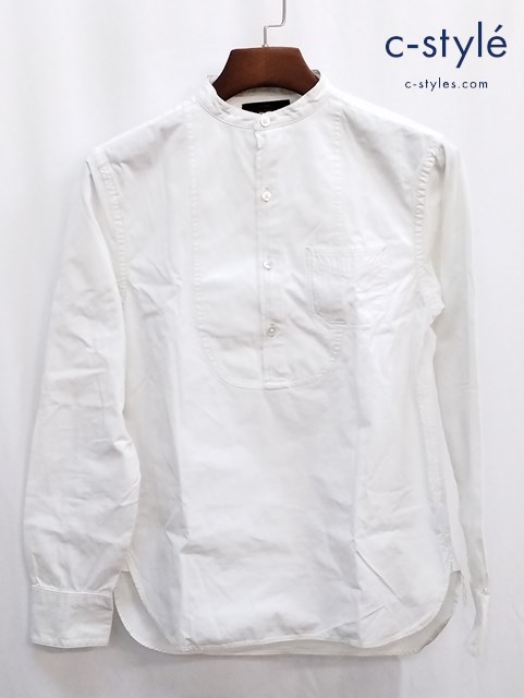RRL ダブルアールエル バンドカラーシャツ XS ホワイト