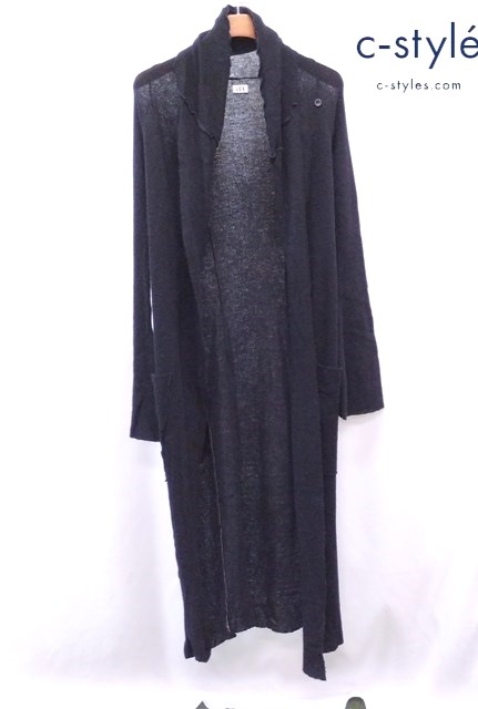 L.G.B. ルグランブルー ロングカーディガン 0 ブラック CARD I/LG CSWO