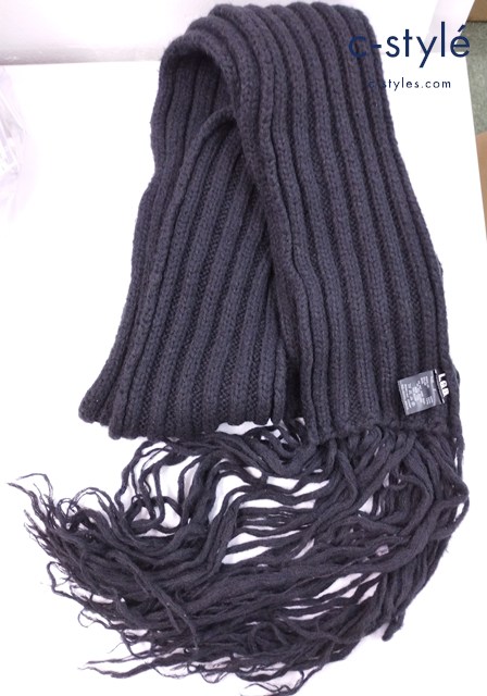 L.G.B. ルグランブルー ロングマフラー F ブラック