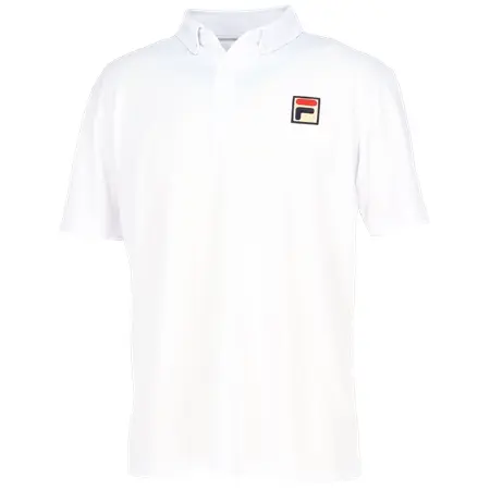FILA(フィラ) テニス ウェア 無地 バックホールメッシュ ゲームポロシャツ メンズ