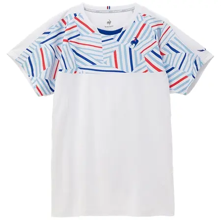 le coq(ルコック) テニス ウェア (クーリング)サンスクリーン　エールフォルムゲームシャツ