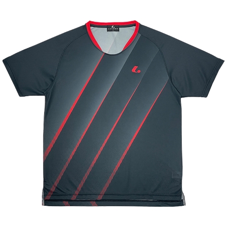 LUCENT(ルーセント) テニス ウェア Uni ゲームシャツ（襟なし） XLH3569 ブラック