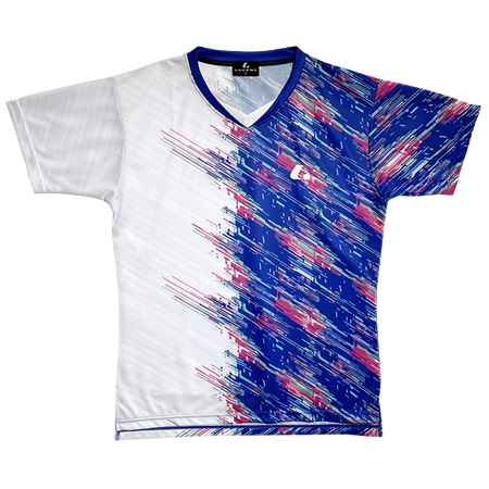 LUCENT(ルーセント) テニス ウェア Uni ゲームシャツ（襟なし） XLH3430 ホワイト