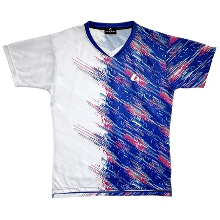 LUCENT(ルーセント) テニス ウェア Uni ゲームシャツ（襟なし） XLH3430 ホワイト