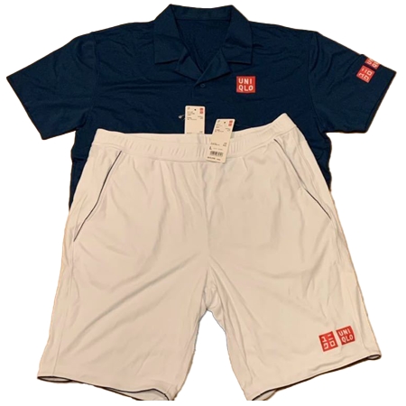 Roger Federer(ロジャー・フェデラーモデル) テニス ウェア ユニクロ 上下 2019