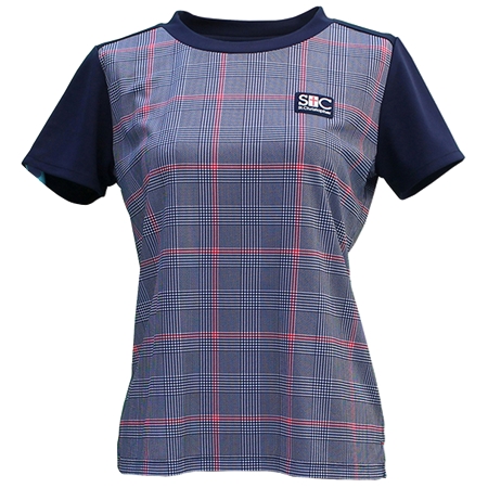 St.Christopher(セントクリストファー) テニス ウェア レディース チェックゲームシャツ