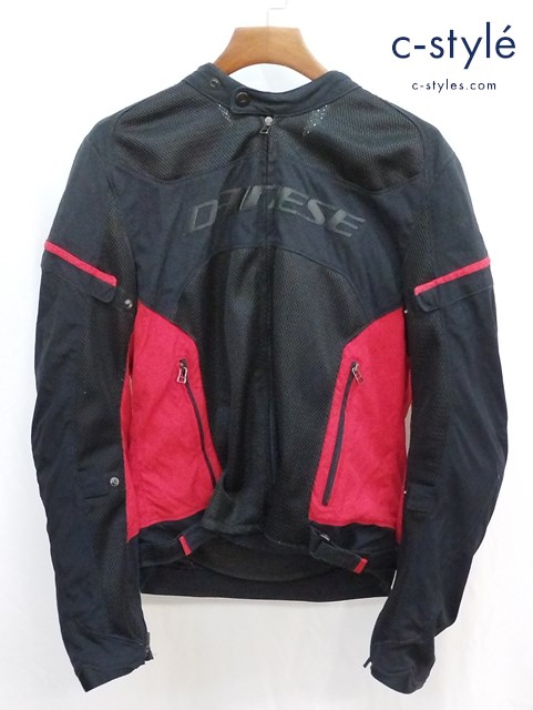 Dainese ダイネーゼ ジャケット 54 ブラック×レッド AIR FRAME D1 TEX JACKET バイクウェア