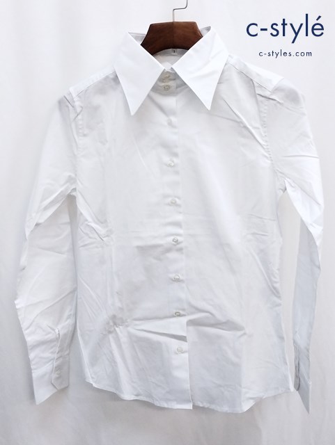 NARACAMICIE ナラカミーチェ 長袖シャツ 1 ホワイト 10-01-01-203 イタリア製 レディース