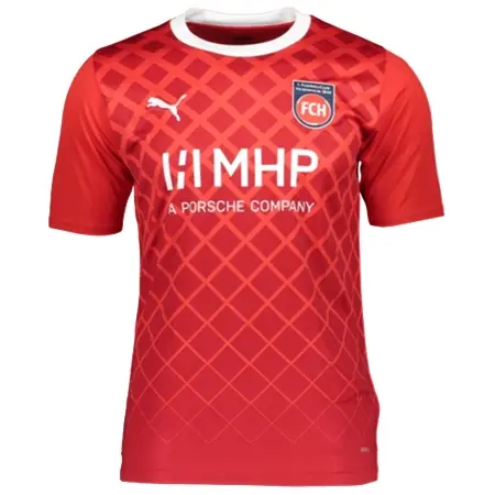 1. FC Heidenheim 1846(1.FCハイデンハイム) サッカー ユニフォーム 23/24 公式 ホーム 半袖 （選手名、背番号、パッチ込み）