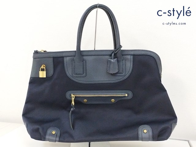 TOFF & LOADSTONE トフアンドロードストーン トートバッグ ネイビー KEYナイロン クラシック